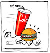 Cartoon: Fast food (small) by darix73 tagged fastfood,business