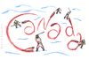 Cartoon: C A N A D A (small) by Ronald Slabbers tagged canada,seal,hunt,kanada,robbe,jagd