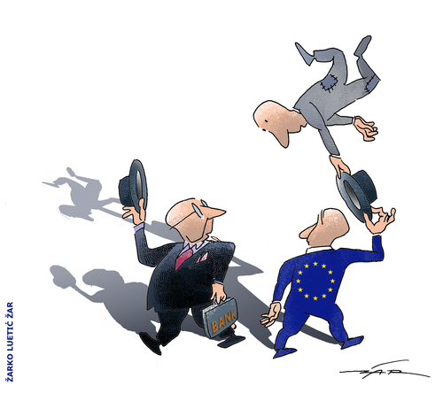 Cartoon: - (medium) by zluetic tagged crisis
