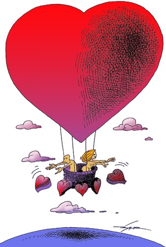 Cartoon: Valentines day (medium) by zluetic tagged valentin