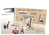 Cartoon: Volksparteien (small) by Heiko Sakurai tagged volksparteien,müntefering,steinmeier,merkel,cdu,spd,wahlen,2009