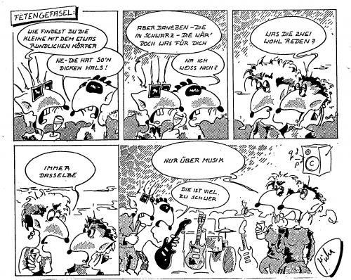 Cartoon: Fetengefasel (medium) by 6aus49 tagged micha,strahl,paul,ratte