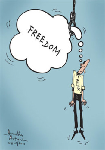 Cartoon: Freedom (medium) by awantha tagged freedom