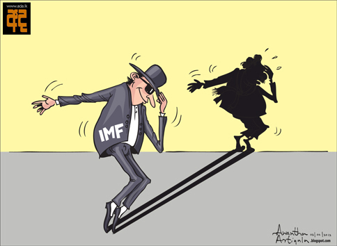 Cartoon: IMF (medium) by awantha tagged imf