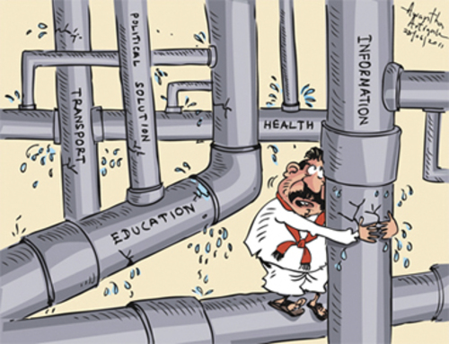 Cartoon: Leaks (medium) by awantha tagged leaks
