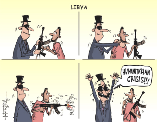 Cartoon: Libya (medium) by awantha tagged libya
