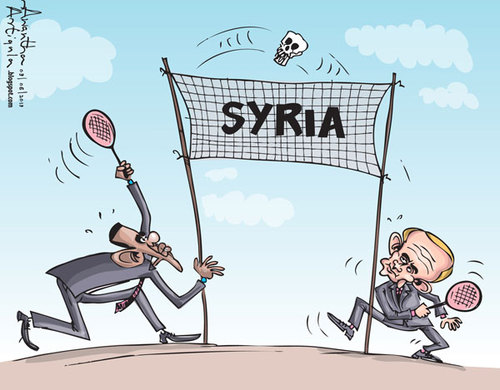 Cartoon: Syria (medium) by awantha tagged syria