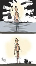 Cartoon: Flood (small) by awantha tagged flood in sri lanka