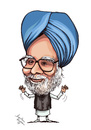 Cartoon: Manmohan Singh (small) by awantha tagged indian,politics
