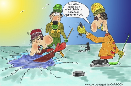 Cartoon: Ha...haaaaa (medium) by boogieplayer tagged gesichtsbuch,issss,einfach,wichtiger