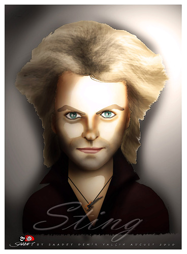 Cartoon: Sting (medium) by saadet demir yalcin tagged turkey,sdy,syalcin,sting