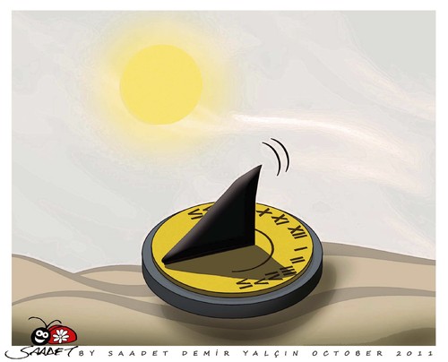 Cartoon: Time (medium) by saadet demir yalcin tagged saadet,sdy,time