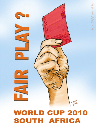 Cartoon: WORLD CUP FIFA 2010 (medium) by T-BOY tagged fifa,2010,world,cup