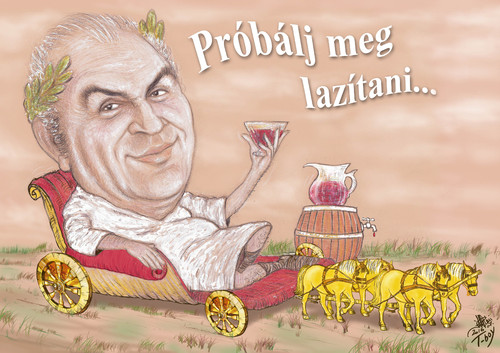 Cartoon: HUNGARIAN HUMOR CEZAR (medium) by T-BOY tagged hungarian,humor,cezar