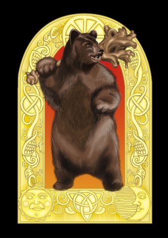 Cartoon: bear for children book (medium) by Braga76 tagged bear,fairy