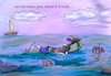 Cartoon: dead holidays (small) by wheelman tagged sea,swim,holidays,sun,enjoy,death