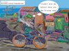 Cartoon: in den straßen von amsterdam (small) by wheelman tagged amsterdam,verbot,bier,bikes,rad,fahrer,drogen
