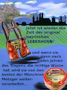 Cartoon: tracht (small) by wheelman tagged bayern,tracht,hose,oktoberfest,leber,wurst