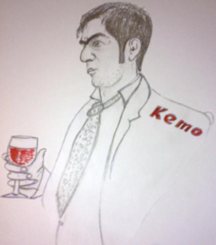 Cartoon: KEMO (medium) by Bejan tagged kemo,bejan,gogia,georgia,sketch