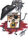 Cartoon: El pirata que casi todos querian (small) by HaBer tagged megaupload