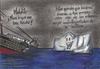 Cartoon: Sin rencores (small) by HaBer tagged titanic,100,aniversario