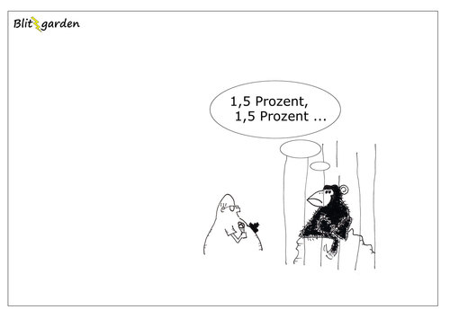 Cartoon: Einskommafünf Prozent (medium) by Oliver Kock tagged evolution,verwandschaft,genetik,affe,mensch,schimpanse