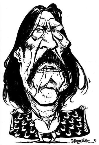 Cartoon: Danny Trejo (medium) by stieglitz tagged danny,trejo,machete,karikatur,caricature