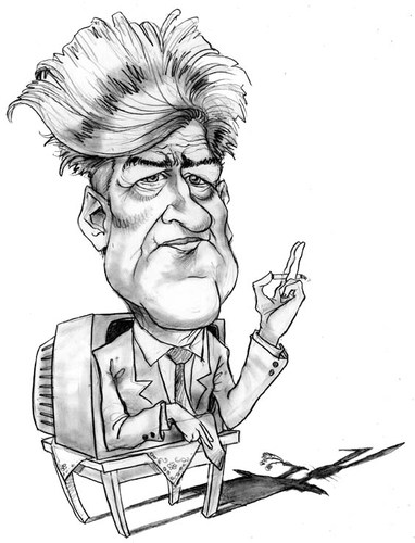 Cartoon: David Lynch (medium) by stieglitz tagged david,lynch,karikatur,caricature