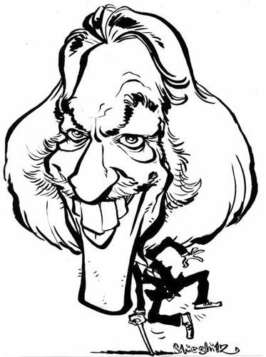 Cartoon: Donald Sutherland (medium) by stieglitz tagged donald,sutherland,karikatur,caricature,caricatura