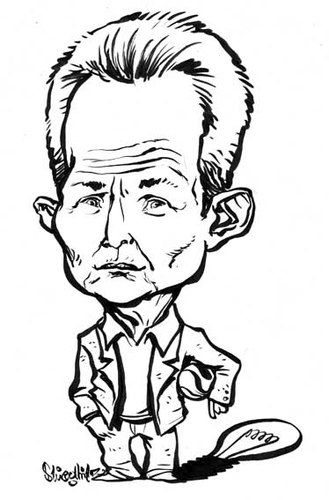 Cartoon: Jupp Heynckes (medium) by stieglitz tagged jupp,heynckes,karikatur,caricature