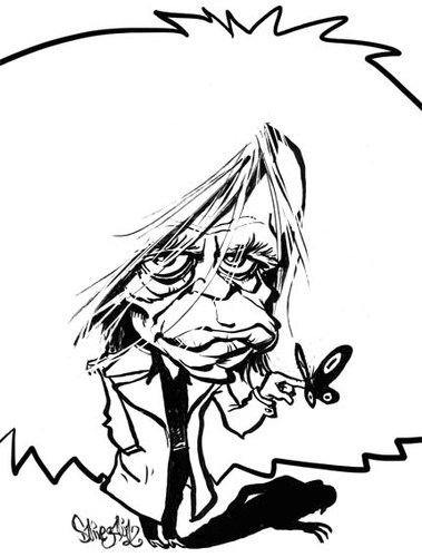 Cartoon: Klaus Kinski (medium) by stieglitz tagged klaus,kinski,karikatur,caricature,caricatura