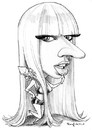 Cartoon: Lady Gaga (small) by stieglitz tagged lady,gaga,karikatur,caricature