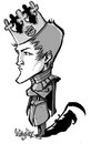 Cartoon: Mörder King - murder king (small) by stieglitz tagged jack,gleeson,joffrey,baratheon,game,of,thrones,karikatur,caricature,caricatura