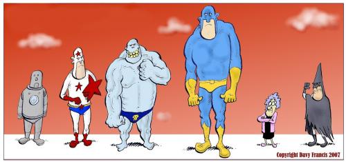 Cartoon: Thunderbags (medium) by davyfrancis tagged comics,