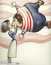 Cartoon: Balloon (small) by michaelscholl tagged love kiss heart full balloon float fly