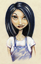 Cartoon: heshta (small) by michaelscholl tagged overalls,sexy,woman