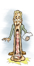 Cartoon: jaw drop (small) by michaelscholl tagged jaw,mouth,surprised,tongue