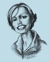 Cartoon: mici (small) by michaelscholl tagged woman cartoon portrait