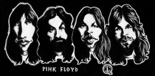 Cartoon: Pink Floyd (medium) by Grosu tagged music,rock,floyd,pink