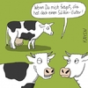 Cartoon: Kühe (small) by KAYSN tagged kuh,kuehe,euter,schoenheits,op,silikon