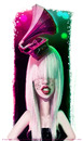 Cartoon: Gaga (small) by fantasio tagged lady gaga musician stage portraiture