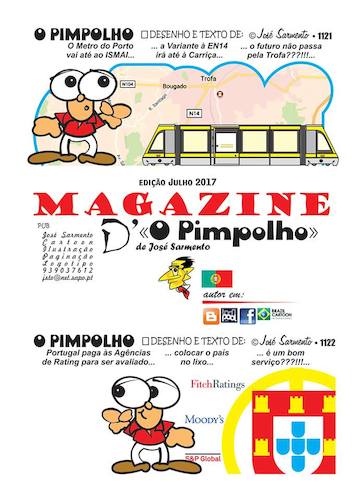 Cartoon: Magazine O Pimpolho (medium) by jose sarmento tagged magazine,pimpolho