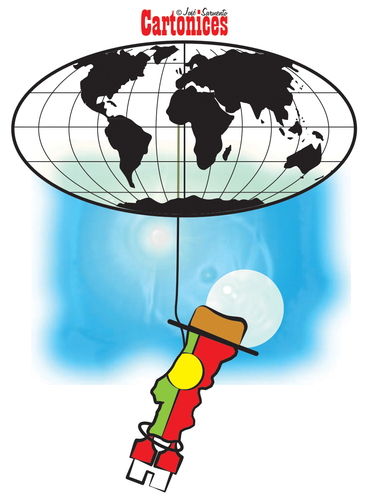 Cartoon: Portugal (medium) by jose sarmento tagged portugal
