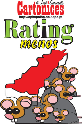 Cartoon: Rating (medium) by jose sarmento tagged rating