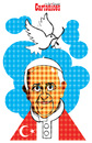 Cartoon: Papa vs Turquia (small) by jose sarmento tagged papa,vs,turquia
