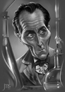 Cartoon: Dr. Frankenstein (small) by JMSartworks tagged caricature,actors,filmmakers,hollywood,paintool,sai,painter