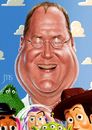 Cartoon: Lasseter (small) by JMSartworks tagged caricature,actors,filmmakers,hollywood,paintool,sai,painter