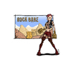 Cartoon: Rock Babe (small) by Toeby tagged berg champions online city of heroes fels mark töbermann mädchen rockerin superheldin toeby superheroine girl rock mountain