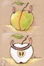 Cartoon: apple (small) by Liviu tagged apple,worm,boundary,