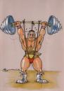 Cartoon: weight lift (small) by Liviu tagged weight lift effort 
